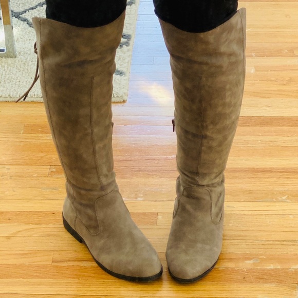 Rampage Shoes - Rampage Tartan Fold Over Boots